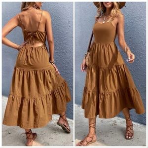 Tie Back Cami Dress